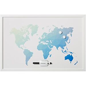 Bi-Office Whiteboard Polygon mapa světa 90x60 cm Bi-Office Whiteboard Polygon mapa světa 90x60 cm