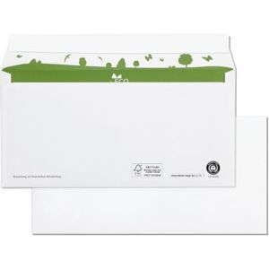 be ECO beECO dopisní obálky DIN dlouhé (500 kusů), samolepicí bez okna, dopisní obálka ze 100% recyklovaného papíru, pro papír DIN A4, bílé, 110 x 220 mm, 80 g/m² be ECO beECO dopisní obálky DIN dlouhé (500 kusů), samolepicí bez okna, dopisní obálka ze 100% recyklovaného papíru, pro papír DIN A4, bílé, 110 x 220 mm, 80 g/m²