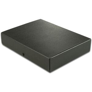 Elba Krabička na dokumenty A4 z tvrdé lepenky, 6 cm výška náplně, černá, 400000985 Elba Krabička na dokumenty A4 z tvrdé lepenky, 6 cm výška náplně, černá, 400000985