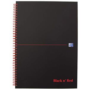 Oxford 400047608 Spirálový blok Black n Red DIN A4 linkovaný matný Hardcover 70 listů černá červená Oxford 400047608 Spirálový blok Black n Red DIN A4 linkovaný matný Hardcover 70 listů černá červená