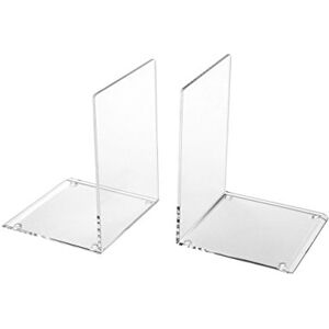 OSCO Unbekannt ABE-1 Buchstützen aus klarem Acryl, 2 Stück OSCO Unbekannt ABE-1 Buchstützen aus klarem Acryl, 2 Stück