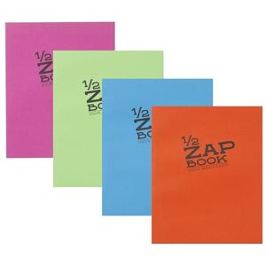 Clairefontaine 8366C Skizzenblock / Zeichenblock Zap Book 1/2, geleimt, DIN A5 14,8x21 cm, 40 Blatt 80g 100% recyceltes Papier, ideal für Notizen oder Zeichnungen, farbig sortiert, 1 Stück Clairefontaine 8366C Skizzenblock / Zeichenblock Zap Book 1/2, geleimt, DIN A5 14,8x21 cm, 40 Blatt 80g 100% recyceltes Papier, ideal für Notizen oder Zeichnungen, farbig sortiert, 1 Stück