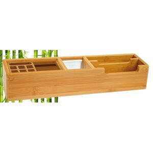Wedo Bambus 611007, 2 přihrádky, 2 vložky, 1 hliníková vložka pro kancelářské sponky, 31,8 x 6,8 x 6 cm, v dárkové krabici, hnědá, délka komorníku Wedo Bambus 611007, 2 přihrádky, 2 vložky, 1 hliníková vložka pro kancelářské sponky, 31,8 x 6,8 x 6 cm, v dárkové krabici, hnědá, délka komorníku