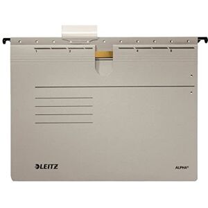 Leitz 19843085 Hängehefter Alpha , kfmit Heftung, Colorspankarton, 5 Stück, grau Leitz 19843085 Hängehefter Alpha , kfmit Heftung, Colorspankarton, 5 Stück, grau