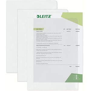 Leitz Sada prémiových průhledných obalů, 10 kusů, formát A4, bezbarvý s lesklým povrchem, 0,15 mm tvrdá PVC fólie, na dokumenty, 41003003 Leitz Sada prémiových průhledných obalů, 10 kusů, formát A4, bezbarvý s lesklým povrchem, 0,15 mm tvrdá PVC fólie, na dokumenty, 41003003