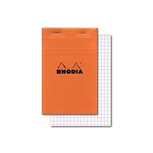 Rhodia 18200C – zápisník / poznámkový blok sešitý č. 18 DIN A4 21 x 29,7 cm, 80 listů čtverečkovaný, 80 g, oddělitelný a mikroperforovaný, s kartonovým hřbetem, oranžový, 1 kus Rhodia 18200C – zápisník / poznámkový blok sešitý č. 18 DIN A4 21 x 29,7 cm, 80 listů čtverečkovaný, 80 g, oddělitelný a mikroperforovaný, s kartonovým hřbetem, oranžový, 1 kus
