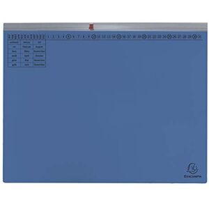 Exacompta 370107B Exaflex Premium závěsné pouzdro (1 zařízení pro sešití, vlevo) 1 kus, modré Exacompta 370107B Exaflex Premium závěsné pouzdro (1 zařízení pro sešití, vlevo) 1 kus, modré