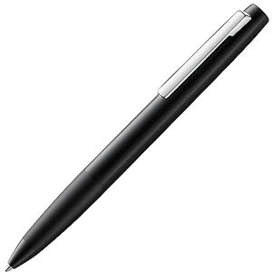 Lamy aion black kuličkové pero – moderní kuličkové pero v eloxovaném, lehkém a bezešvém hliníkovém krytu – s klipem z ušlechtilé oceli – šířka linky M – vč. velkoobjemové náplně M 16 černé Lamy aion black kuličkové pero – moderní kuličkové pero v eloxovaném, lehkém a bezešvém hliníkovém krytu – s klipem z ušlechtilé oceli – šířka linky M – vč. velkoobjemové náplně M 16 černé
