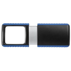Wedo 271741503 venkovní obdélníková lupa (s LED osvětlením včetně baterie) černá/modrá, 5 x 1,5 x 12 cm Wedo 271741503 venkovní obdélníková lupa (s LED osvětlením včetně baterie) černá/modrá, 5 x 1,5 x 12 cm