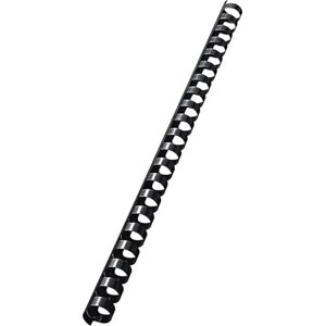 Leitz Plastový vázací hřbet 37580, A4, plast, 14 mm, 125 listů, 100 kusů, černý Leitz Plastový vázací hřbet 37580, A4, plast, 14 mm, 125 listů, 100 kusů, černý