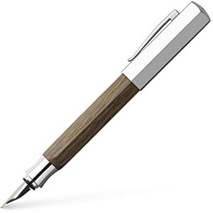 Faber-Castell 147583 plnicí pero Ondoro kouřový dub, pero: B, barva dříku: hnědá Faber-Castell 147583 plnicí pero Ondoro kouřový dub, pero: B, barva dříku: hnědá