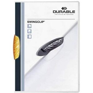 Durable Svorka Swingclip z PP, až 30 listů A4, oranžová, balení 25 ks, 226009 Durable Svorka Swingclip z PP, až 30 listů A4, oranžová, balení 25 ks, 226009