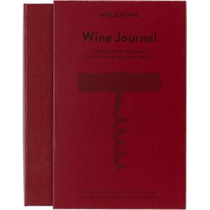 Moleskine , Weinjournal, tematický zápisník, poznámkový blok s pevnou vazbou, pro sběr a uspořádání vašich vín, velký formát 13 x 21 cm, 400 stran Moleskine , Weinjournal, tematický zápisník, poznámkový blok s pevnou vazbou, pro sběr a uspořádání vašich vín, velký formát 13 x 21 cm, 400 stran