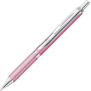 Pentel BL407P-A EnerGel Gelový váleček z mincovního stříbra s matně růžovým povrchem, tloušťka linky 0,35 mm, průměr kuličky 0,7 mm, černý Pentel BL407P-A EnerGel Gelový váleček z mincovního stříbra s matně růžovým povrchem, tloušťka linky 0,35 mm, průměr kuličky 0,7 mm, černý