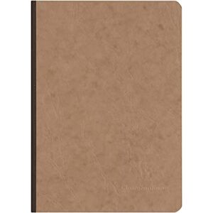 Clairefontaine 79546C sešit A5, len, Age Bag, linkovaný, 96 listů, hnědý Clairefontaine 79546C sešit A5, len, Age Bag, linkovaný, 96 listů, hnědý