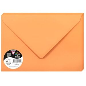 Clairefontaine 5492C – balení s 20 obálkami pylu, formát C5, 162 x 229 mm, 120 g, ideální pro korespondenci a pozvánky, Clementine, 1 balení Clairefontaine 5492C – balení s 20 obálkami pylu, formát C5, 162 x 229 mm, 120 g, ideální pro korespondenci a pozvánky, Clementine, 1 balení