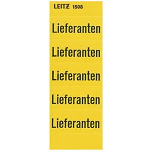 Leitz 15080000 Inhaltsschild Lieferanten, selbstklebend, 100 Stück, gelb Leitz 15080000 Inhaltsschild Lieferanten, selbstklebend, 100 Stück, gelb