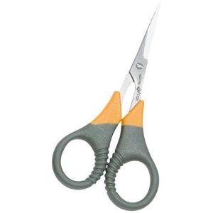 Wedo 9854 siluetové nůžky (ušlechtilá ocel Titan Plus, 4 palce (11,5 cm)) šedé/žluté Wedo 9854 siluetové nůžky (ušlechtilá ocel Titan Plus, 4 palce (11,5 cm)) šedé/žluté