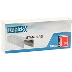 Rapid 40108657 sešívačky 53/6 mm standardní, pozinkované, 5000 kusů Rapid 40108657 sešívačky 53/6 mm standardní, pozinkované, 5000 kusů