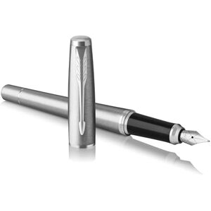 Parker Plnicí pero Urban Metro Metallic plnicí pero se středním peřím a modrým inkoustem dárková krabička Parker Plnicí pero Urban Metro Metallic plnicí pero se středním peřím a modrým inkoustem dárková krabička