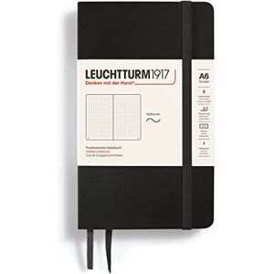 LEUCHTTURM1917 Zápisník s měkkými deskami, černá LEUCHTTURM1917 Zápisník s měkkými deskami, černá