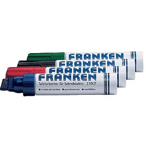 Franken popisovače, doplňovací, klínový hrot 4-12 mm, 4 kusy, barevně tříděné, Z1909 Franken popisovače, doplňovací, klínový hrot 4-12 mm, 4 kusy, barevně tříděné, Z1909