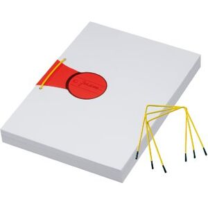 Djois Jalema 2639801000 Pli-Fix Archivbinder, Füllvermögen circa 700 Blatt, 10er Packung, 80 mm Lochung, gelb Djois Jalema 2639801000 Pli-Fix Archivbinder, Füllvermögen circa 700 Blatt, 10er Packung, 80 mm Lochung, gelb