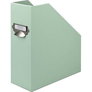 Rössler SOHO pořadač A4 sběrač papíru ze stabilního kartonu organizér do kanceláře organizér na psací stůl držák na časopisy 315 x 260 x 115 mm 1 kus barva: zelená mátová Rössler SOHO pořadač A4 sběrač papíru ze stabilního kartonu organizér do kanceláře organizér na psací stůl držák na časopisy 315 x 260 x 115 mm 1 kus barva: zelená mátová
