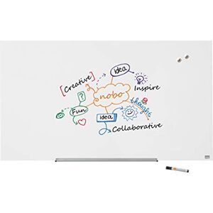 Nobo Skleněná magnetická tabule s vyjímatelným držákem na tužky, 1260 x 710 mm, upevňovací systém InvisaMount, Impression Pro, brilantní bílá, 1905177 Nobo Skleněná magnetická tabule s vyjímatelným držákem na tužky, 1260 x 710 mm, upevňovací systém InvisaMount, Impression Pro, brilantní bílá, 1905177
