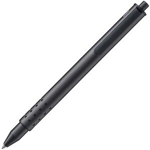 Lamy swift black kuličkové pero – jednoduché kuličkové pero s plynulým citem pro psaní – robustní kryt z ušlechtilé oceli a v šířce linky B – s náplní do inkoustového rolleru M 66 v modré barvě Lamy swift black kuličkové pero – jednoduché kuličkové pero s plynulým citem pro psaní – robustní kryt z ušlechtilé oceli a v šířce linky B – s náplní do inkoustového rolleru M 66 v modré barvě