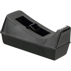 Q-Connect Dávkovač lepicí pásky z plastu na 19 mm x 33 m lepicí pásku, protiskluzová spodní strana, černý Q-Connect Dávkovač lepicí pásky z plastu na 19 mm x 33 m lepicí pásku, protiskluzová spodní strana, černý