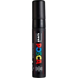 POSCA 186399 Marker PC-17K, s extra širokým obdélníkovým hrotem, černý, 1 kus POSCA 186399 Marker PC-17K, s extra širokým obdélníkovým hrotem, černý, 1 kus