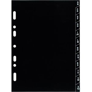 Exacompta 18223 Register-Trennseiten A-Z Kunststoff für Terminplaner Exatime 17 12 Blatt schwarz Exacompta 18223 Register-Trennseiten A-Z Kunststoff für Terminplaner Exatime 17 12 Blatt schwarz
