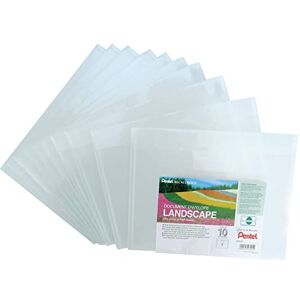 Pentel DCD74T Recycology Dokumenten-Umschlag Landscape, 10 Stück, transparent Pentel DCD74T Recycology Dokumenten-Umschlag Landscape, 10 Stück, transparent