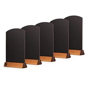 Chalkboards UK WC124FP A4 stolní křídové tabule s podstavcem (5 kusů), dřevo, rustikální hnědá, 36 x 24 x 22 cm Chalkboards UK WC124FP A4 stolní křídové tabule s podstavcem (5 kusů), dřevo, rustikální hnědá, 36 x 24 x 22 cm