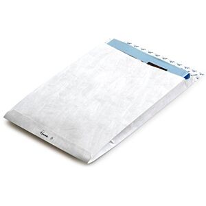 Tyvek Skládané tašky B4 (100 kusů) 343 x 250 x 20 mm Odolné proti roztržení, vodoodpudivé přepravní tašky se špičatým dnem Dopravní taška samolepicí bez okénka Obálky s 55 g/m² Bílá Tyvek Skládané tašky B4 (100 kusů) 343 x 250 x 20 mm Odolné proti roztržení, vodoodpudivé přepravní tašky se špičatým dnem Dopravní taška samolepicí bez okénka Obálky s 55 g/m² Bílá