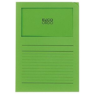 Elco Ordo Classico papírové organizační složky 220 x 310 mm 120 g/m² s potiskem a okénkem 180 x 100 mm karton à 100 kusů zářivě zelené Elco Ordo Classico papírové organizační složky 220 x 310 mm 120 g/m² s potiskem a okénkem 180 x 100 mm karton à 100 kusů zářivě zelené