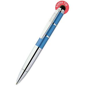 Online Otočné kuličkové pero a zadávací pero v jednom, s kovovým klipem, standardní tuha D1, Piccolo Stylus Metallic Blue, mini kuli 2v1 na peněženku, píše modře, Stylus Tip pro dotykové obrazovky Online Otočné kuličkové pero a zadávací pero v jednom, s kovovým klipem, standardní tuha D1, Piccolo Stylus Metallic Blue, mini kuli 2v1 na peněženku, píše modře, Stylus Tip pro dotykové obrazovky