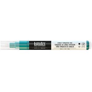 Liquitex Akrylová barva, imitace kobaltu, tyrkysová, akrylový popisovač 2-4 mm hrot Liquitex Akrylová barva, imitace kobaltu, tyrkysová, akrylový popisovač 2-4 mm hrot