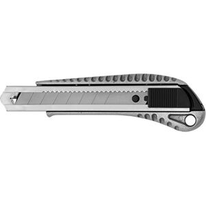 Westcott E-84028 00 Cutter Alloy ergonomicky tvarovaná rukojeť, šířka čepele 18 mm, šedá/černá Westcott E-84028 00 Cutter Alloy ergonomicky tvarovaná rukojeť, šířka čepele 18 mm, šedá/černá