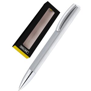 Online Kuličkové pero Vision Silver I otočné kuličkové pero se standardní velkoobjemovou náplní tloušťky M, barva psaní černá I elegantní kulli s kartáčovaným povrchem v dárkové krabičce Online Kuličkové pero Vision Silver I otočné kuličkové pero se standardní velkoobjemovou náplní tloušťky M, barva psaní černá I elegantní kulli s kartáčovaným povrchem v dárkové krabičce