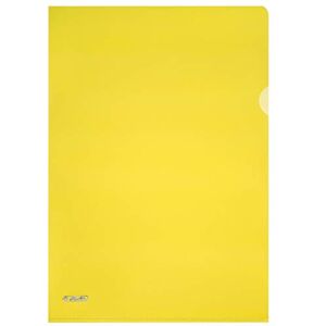 Herlitz 50009121 spisové desky A4 Pyramide, žluté, 10 kusů v plastovém sáčku Herlitz 50009121 spisové desky A4 Pyramide, žluté, 10 kusů v plastovém sáčku
