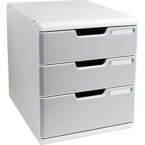 Exacompta 325041D odkládací box Modulo se 3 zásuvkami pro dokumenty DIN A4+. Odolný box se zásuvkami s vysokou kapacitou pro více místa stohovatelný šedá/kamenná šedá Exacompta 325041D odkládací box Modulo se 3 zásuvkami pro dokumenty DIN A4+. Odolný box se zásuvkami s vysokou kapacitou pro více místa stohovatelný šedá/kamenná šedá