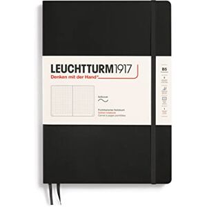 LEUCHTTURM1917 Zápisník s měkkými deskami, černá LEUCHTTURM1917 Zápisník s měkkými deskami, černá