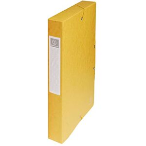 Exacompta 50409E 1 Box na sešity s gumovými pásky Exabox z lesklého kartonu 600g/m2 zadní strana 4 cm rozměry 25 x 33 cm pro dokumenty A4 Barva žlutá je dodávána smontovaná Exacompta 50409E 1 Box na sešity s gumovými pásky Exabox z lesklého kartonu 600g/m2 zadní strana 4 cm rozměry 25 x 33 cm pro dokumenty A4 Barva žlutá je dodávána smontovaná