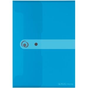 Herlitz 11206687 taška na dokumenty, balení 6 ks, PP A4, průhledná modrá Herlitz 11206687 taška na dokumenty, balení 6 ks, PP A4, průhledná modrá