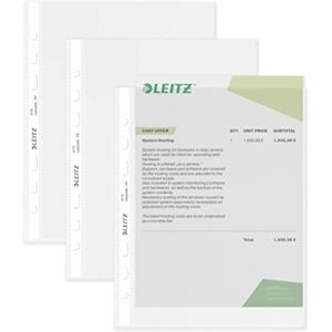 Leitz Standardní sada prospektových obalů, 15 kusů, formát A5, čiré sklo s lesklým povrchem, horní otvor, 0,075 mm PP fólie, 47756002 Leitz Standardní sada prospektových obalů, 15 kusů, formát A5, čiré sklo s lesklým povrchem, horní otvor, 0,075 mm PP fólie, 47756002