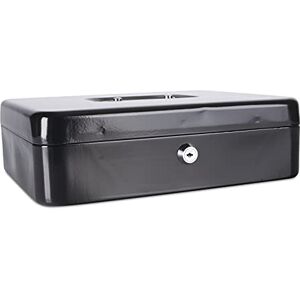 DONAU 5234001PL-01 Geldkassette, extra groß, 300 x 90 x 240 mm, schwarz DONAU 5234001PL-01 Geldkassette, extra groß, 300 x 90 x 240 mm, schwarz