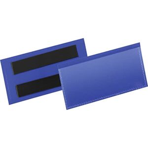 Durable Taška na etikety (100 x 38 mm), držák na etikety magnetický, balení à 50 kusů, modrá, 174107 Durable Taška na etikety (100 x 38 mm), držák na etikety magnetický, balení à 50 kusů, modrá, 174107