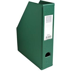 Exacompta Pořadač na dokumenty 90153E DIN A4 7 cm široký z pevného kartonu s PVC potahem a nalepeným štítkem na hřbetu a otvorem pro uchování časopisů katalogů tmavě zelený Exacompta Pořadač na dokumenty 90153E DIN A4 7 cm široký z pevného kartonu s PVC potahem a nalepeným štítkem na hřbetu a otvorem pro uchování časopisů katalogů tmavě zelený
